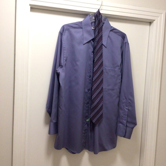 Mens Geoffrey Beene Button Down and tie - Picture 1 of 6
